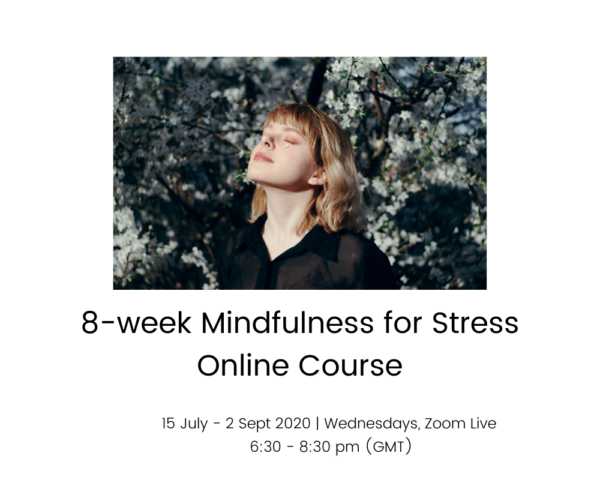 8week Mindfulness for Stress course - 15 july - 2 Sept